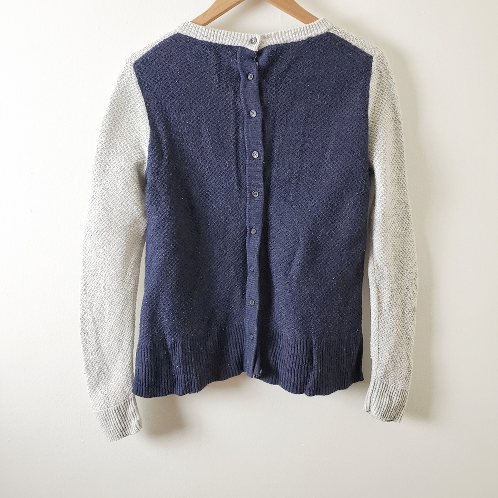 Madewell Colorblock Backroad Button Back Sweater - image 6